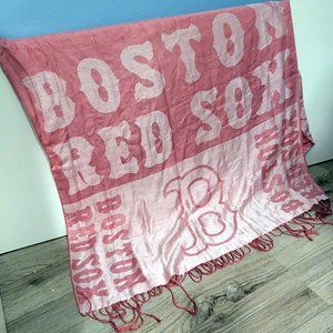 Pink Boston Red Sox Women's Scarf